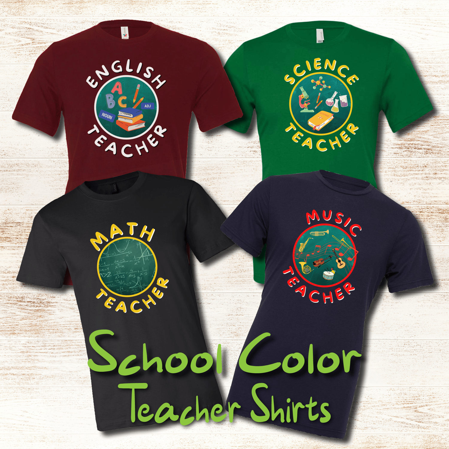 Custom school t shirts sales